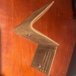 Vagabond Traveler trifold leather wallet